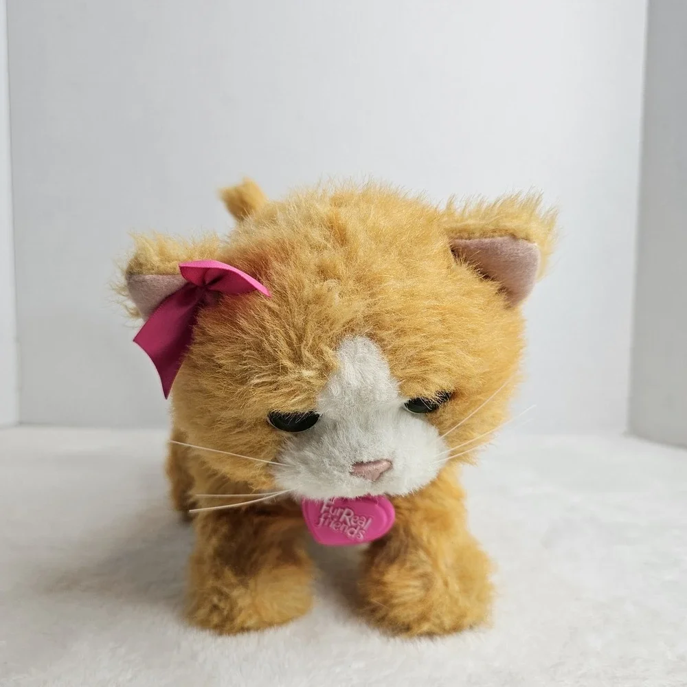 FurReal Friends DAISY Plays With Me Kitty Kitten Orange Cat Interactive Pet